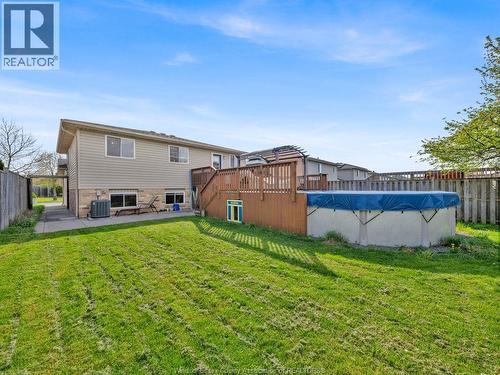 2115 Everts, Windsor, ON - Outdoor With Above Ground Pool With Backyard