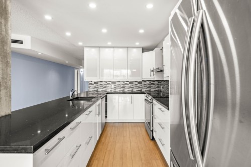 Cuisine - 301-30 Rue Berlioz, Montréal (Verdun/Île-Des-Soeurs), QC - Indoor Photo Showing Kitchen With Upgraded Kitchen