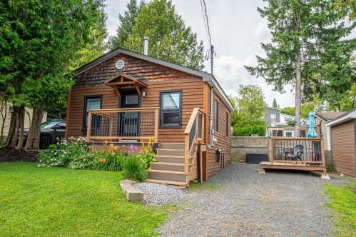Extérieur - 47 Rue Maurice-Aveline, Sainte-Adèle, QC - Outdoor With Deck Patio Veranda