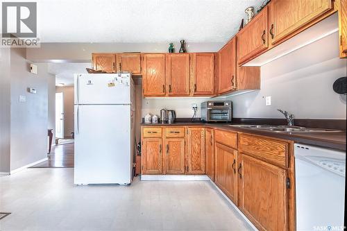 446 Berini Drive, Saskatoon, SK - Indoor Photo Showing Kitchen With Double Sink