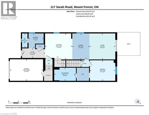 Floor plan - 117 Sarah Road, Mount Forest, ON - Other