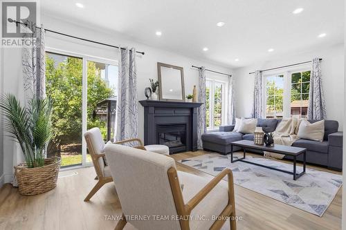 96 Robideau Place, Whitby, ON - Indoor Photo Showing Living Room With Fireplace