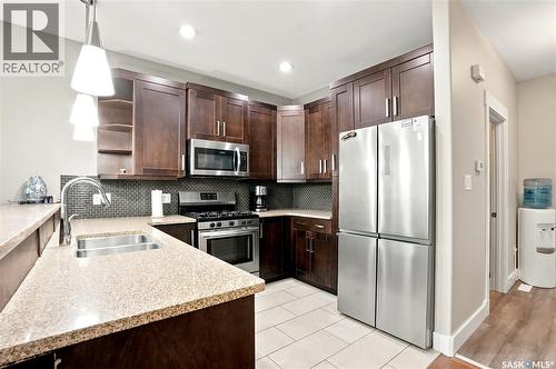 311 Ravine Road, Big Shell, SK - Indoor Photo Showing Kitchen With Double Sink With Upgraded Kitchen