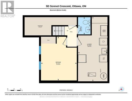 Basement - Floorplan - D - 5 Sonnet Crescent, Ottawa, ON - Other
