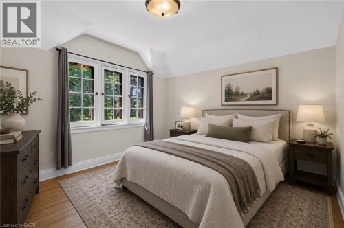 Virtually Staged - 4 Forsyth Avenue N, Hamilton, ON - Indoor Photo Showing Bedroom