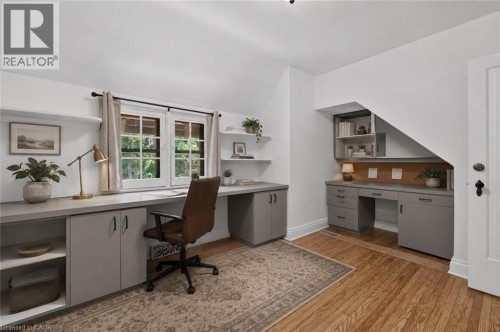 Virtually Staged - 4 Forsyth Avenue N, Hamilton, ON - Indoor Photo Showing Office