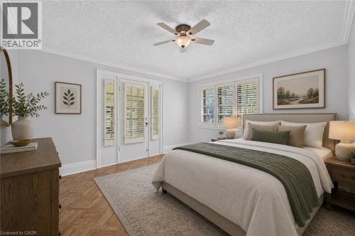 Virtually Staged - 4 Forsyth Avenue N, Hamilton, ON - Indoor Photo Showing Bedroom