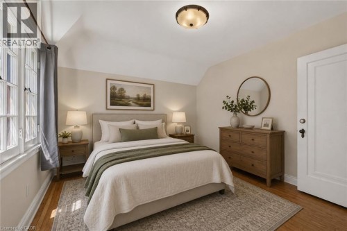 Virtually Staged - 4 Forsyth Avenue N, Hamilton, ON - Indoor Photo Showing Bedroom
