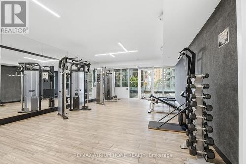 3601 - 181 Dundas Street E, Toronto, ON - Indoor Photo Showing Gym Room