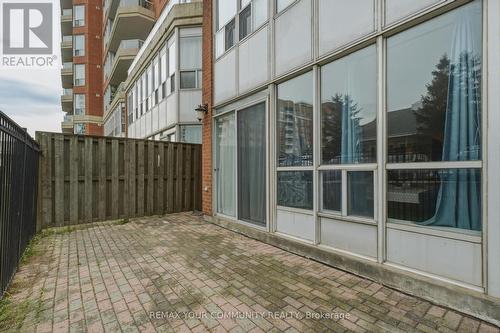 Patio access from bedrooms - 103 - 410 Mclevin Avenue, Toronto, ON - Outdoor With Deck Patio Veranda With Exterior