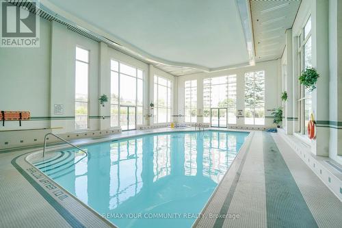 Pool + Hot Tub - 103 - 410 Mclevin Avenue, Toronto, ON - Indoor Photo Showing Other Room With In Ground Pool