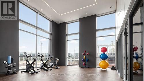 2919 - 275 Village Green Square, Toronto, ON - Indoor Photo Showing Gym Room