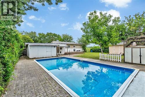 1797 Everts, Windsor, ON - Outdoor With In Ground Pool With Backyard