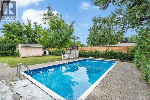 1797 Everts, Windsor, ON - Outdoor With In Ground Pool With Backyard