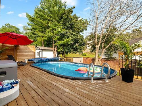 22 Sunnyvale Crescent, Lower Sackville, NS - Outdoor With Above Ground Pool