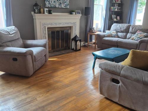 58 William Street, Yarmouth, NS - Indoor Photo Showing Living Room With Fireplace