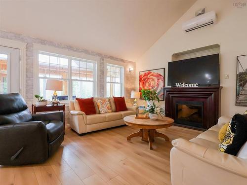 223 366 Highway, Tyndal Road, NS - Indoor Photo Showing Living Room With Fireplace