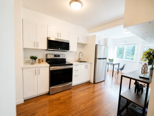Kitchen - 3-1678 Rue Grand Trunk, Montréal (Le Sud-Ouest), QC - Indoor Photo Showing Kitchen