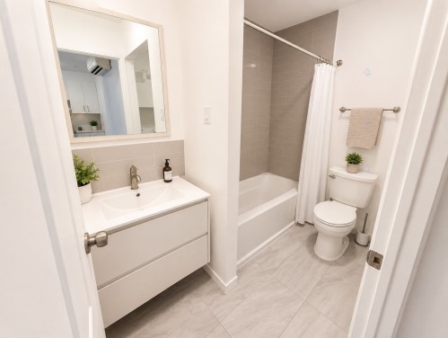 Bathroom - 3-1678 Rue Grand Trunk, Montréal (Le Sud-Ouest), QC - Indoor Photo Showing Bathroom