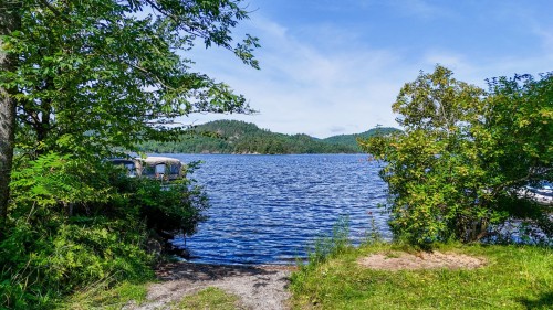 Accès au plan d'eau - 550 Rue Gilbert, Saint-Denis-De-Brompton, QC - Outdoor With Body Of Water With View