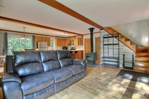 Salon - 550 Rue Gilbert, Saint-Denis-De-Brompton, QC - Indoor Photo Showing Living Room With Fireplace