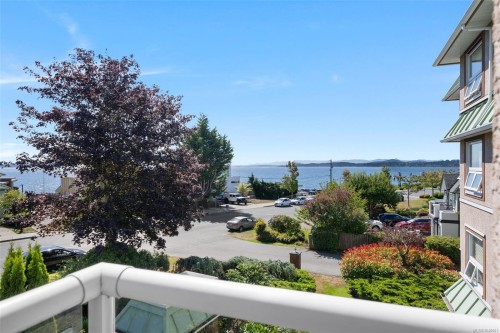 #310-9650 First St, Sidney, BC - Outdoor With Body Of Water With Balcony With View