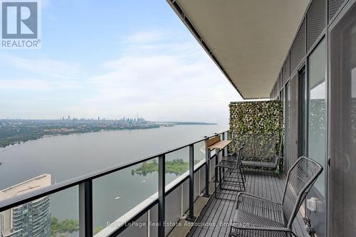 Balcony - 6104 - 30 Shore Breeze Drive, Toronto, ON - Outdoor With Body Of Water With Balcony With View With Exterior