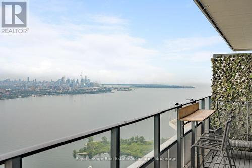 Balcony - 6104 - 30 Shore Breeze Drive, Toronto, ON - Outdoor With Body Of Water With Balcony With View