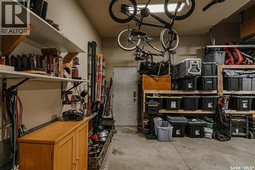 400 Stone Terrace, Martensville, SK - Indoor Photo Showing Garage