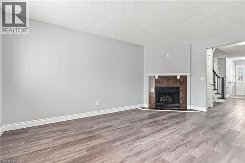 1 Perthshire Court, Hamilton, ON - Indoor Photo Showing Living Room With Fireplace