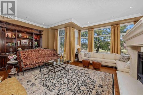69 Echo Drive, Ottawa, ON - Indoor Photo Showing Living Room With Fireplace