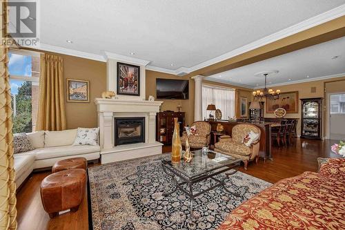 69 Echo Drive, Ottawa, ON - Indoor Photo Showing Living Room With Fireplace
