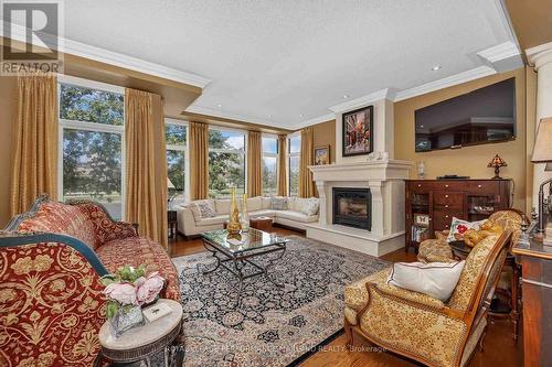 69 Echo Drive, Ottawa, ON - Indoor Photo Showing Living Room With Fireplace