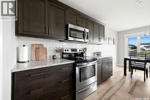 5565 Norseman Crescent, Regina, SK - Indoor Photo Showing Kitchen With Stainless Steel Kitchen With Upgraded Kitchen