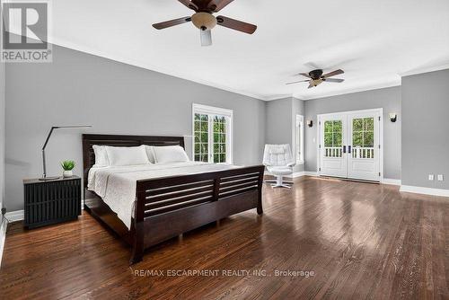 Primary Bedroom Suite... - 110 Concession 11 Road E, Hamilton, ON - Indoor Photo Showing Bedroom