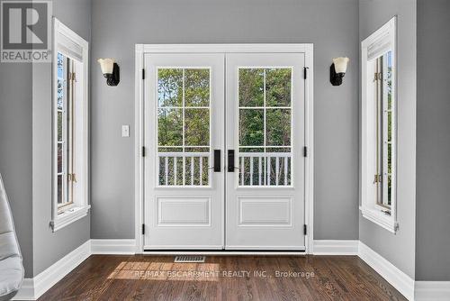 ...with double door balcony... - 110 Concession 11 Road E, Hamilton, ON - Indoor Photo Showing Other Room