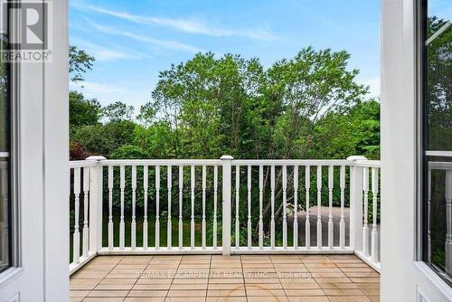 ...the balcony is perfect for morning coffee... - 110 Concession 11 Road E, Hamilton, ON - Outdoor