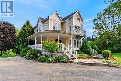Custom built home in the year 2000 - 110 Concession 11 Road E, Hamilton, ON - Outdoor With Deck Patio Veranda
