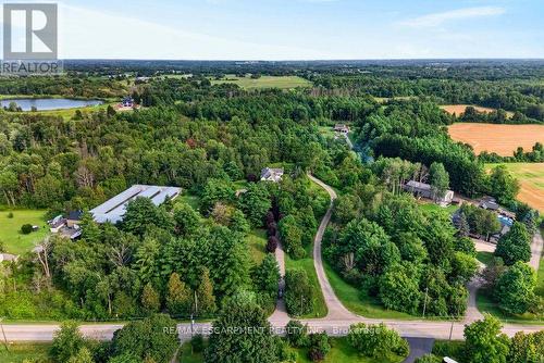 Shows view of property from the road - 110 Concession 11 Road E, Hamilton, ON - Outdoor With View