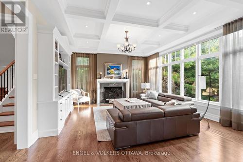 1408 Blackhorse Court, Ottawa, ON - Indoor Photo Showing Living Room With Fireplace