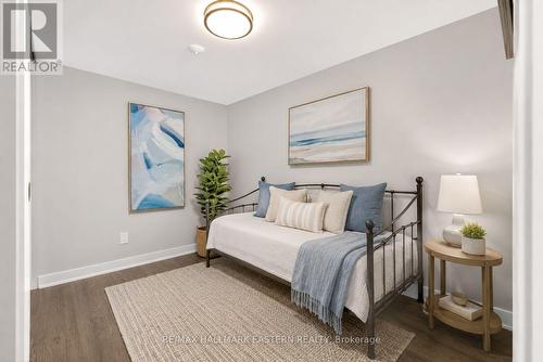 Office or Den with a Day Bed. virtually staged - Th3 - 11 Superior Avenue, Toronto (Mimico), ON - Indoor Photo Showing Bedroom