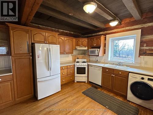1702 Bensfort Road, Otonabee-South Monaghan, ON - Indoor Photo Showing Kitchen With Double Sink