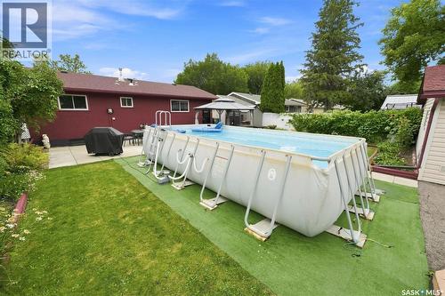 2010 37Th Street W, Saskatoon, SK - Outdoor With Above Ground Pool With Backyard With Exterior