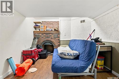 3324 College Avenue, Regina, SK - Indoor With Fireplace