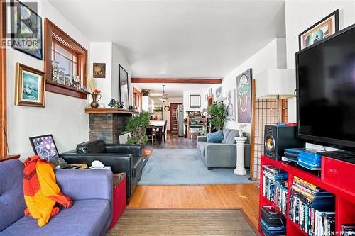 3324 College Avenue, Regina, SK - Indoor With Fireplace