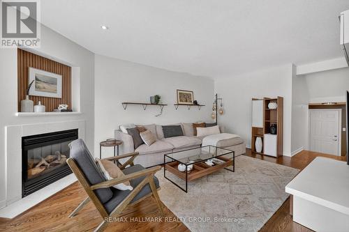 1091 Charest Way, Ottawa, ON - Indoor Photo Showing Living Room With Fireplace