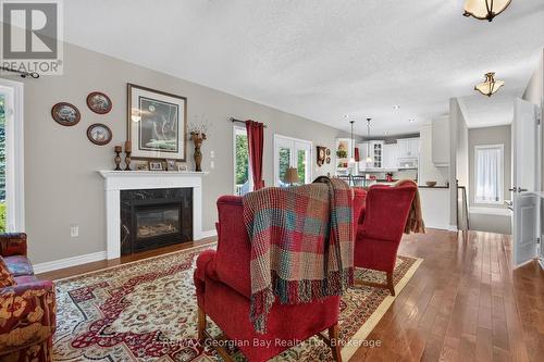 1339 Tiny Beaches Road N, Tiny, ON - Indoor Photo Showing Living Room With Fireplace