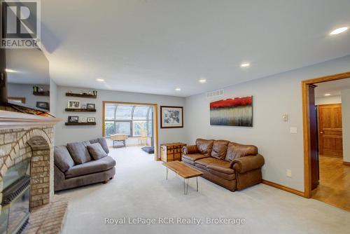 8187 Wellington Road 109 Road, Wellington North (Arthur), ON - Indoor With Fireplace
