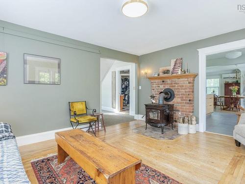 164 Cottage Street, Berwick, NS - Indoor Photo Showing Living Room With Fireplace