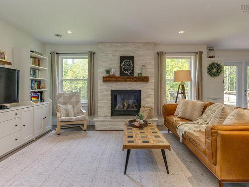 38 Coulter Crescent, Oakfield, NS - Indoor Photo Showing Living Room With Fireplace